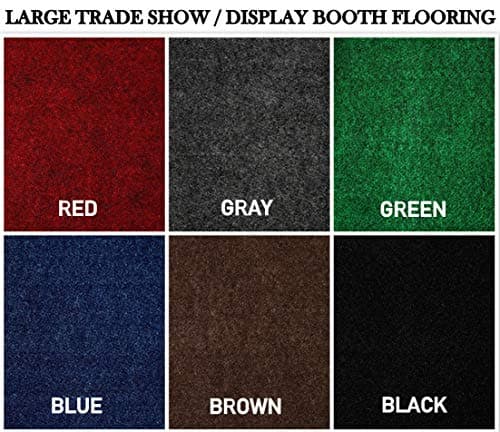 Large Custom Size-to Fit Trade-Show Area Rug Carpets. CustomSizing Availiable to Choose from (11x11, Brown)