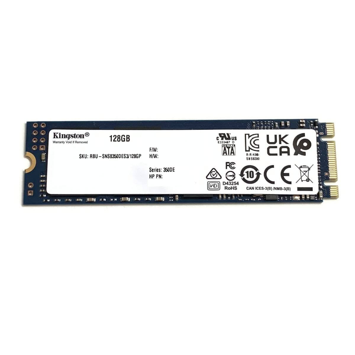 SSD 128GB M.2 2280 SATA 6 Gb/s 350DE Series L50361-001 RBU SNS8350DES3 128GP Solid State Drive for Dell HP Lenovo Laptop Desktop Workstation