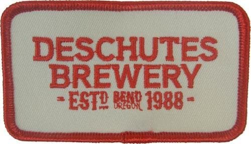 Deschutes Brewery - Stamp Logo Patch - Red