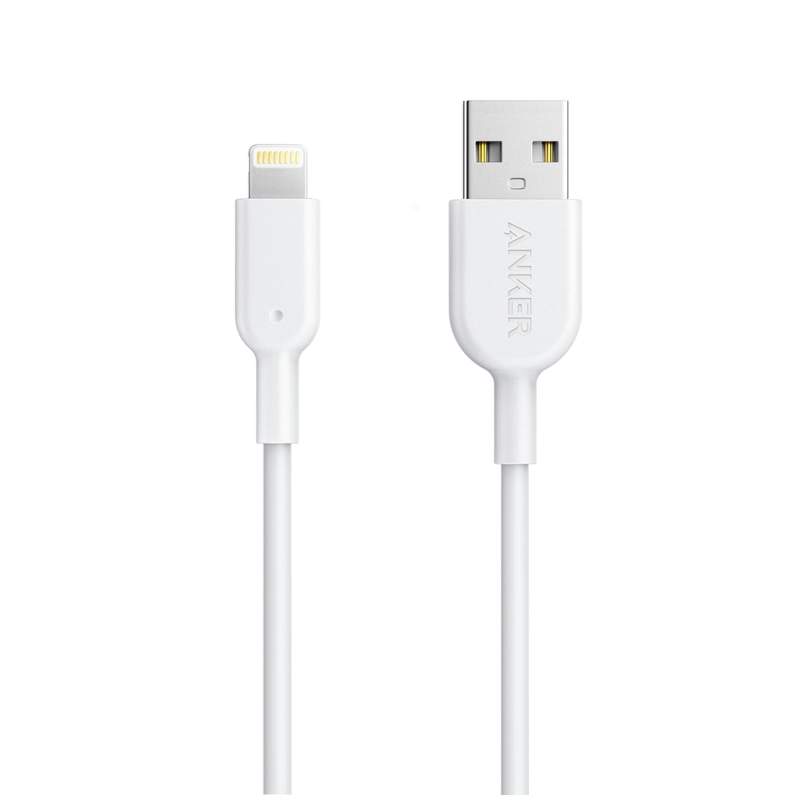 Powerline II Lightning Cable, [3ft MFi Certified] USB Charging/Sync Lightning Cord Compatible with iPhone SE 11 11 Pro 11 Pro Max Xs MAX XR X 8 7 6S 6 5, iPad and More (White)