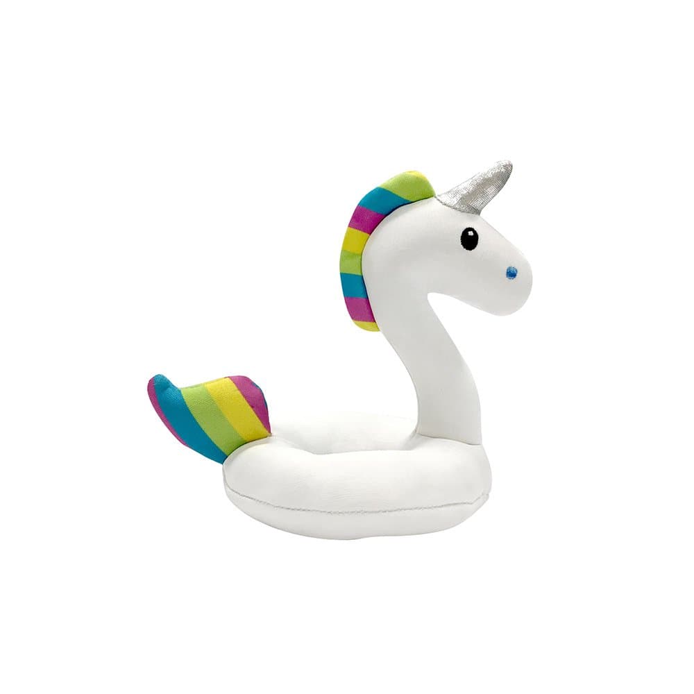 FOUFIT Pool Floaties Freeze 'n' Float Dog Toy, 4.5", Unicorn