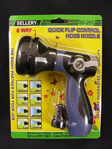 Sellery 8 Way Quick Flip Control Hose Nozzle 60-287, T8313