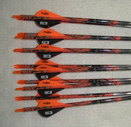 Carbon Express Maxima Hunter 250 Carbon Arrows w/Blazer Vanes Mossy Oak Wraps 1 Dz.