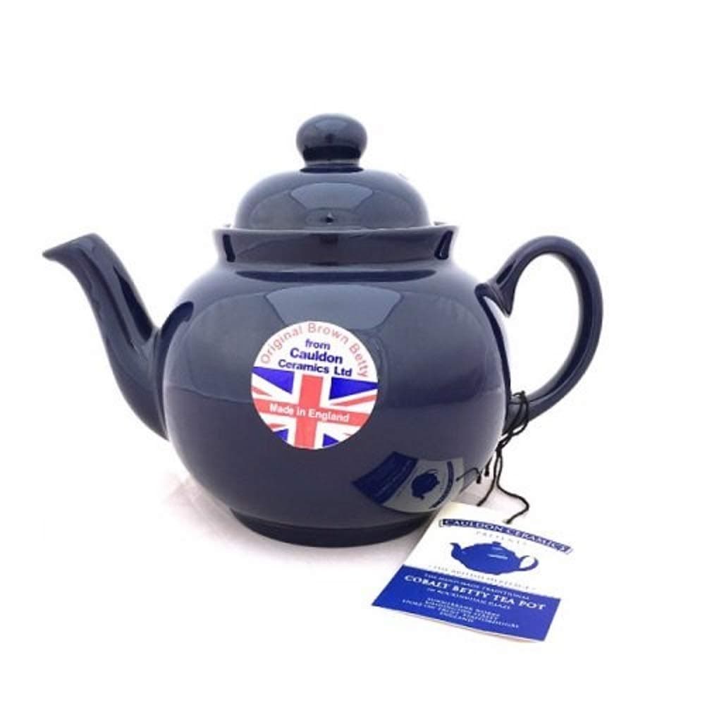 Hand Made Brown Betty 4 Cup Teapot in Cobalt Blue ("Cobalt Betty")