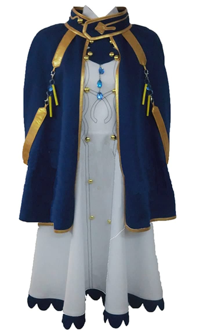 Anime The Red Hair Akagami No Shirayuki-hime Shirayuki Cosplay Costume Halloween (X-Small, Blue)