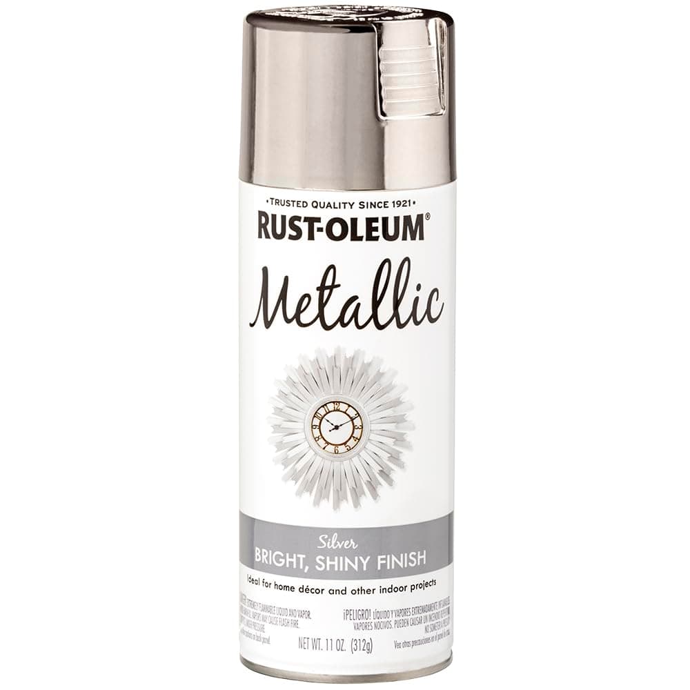 Rust-Oleum 340648 Specialty Metallic Spray, 11 oz, Silver, (Pack of 1)