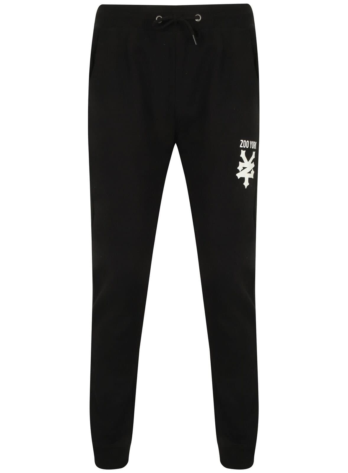 Zoo York Mens Cotton Sports Wear Jog Sweat Pants (M, Black)