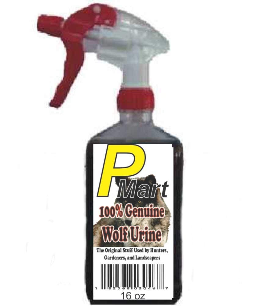 The Pee Mart - Wolf Urine Scent Tag Combo 16 oz E-Z Trigger Spray. Full Strength!