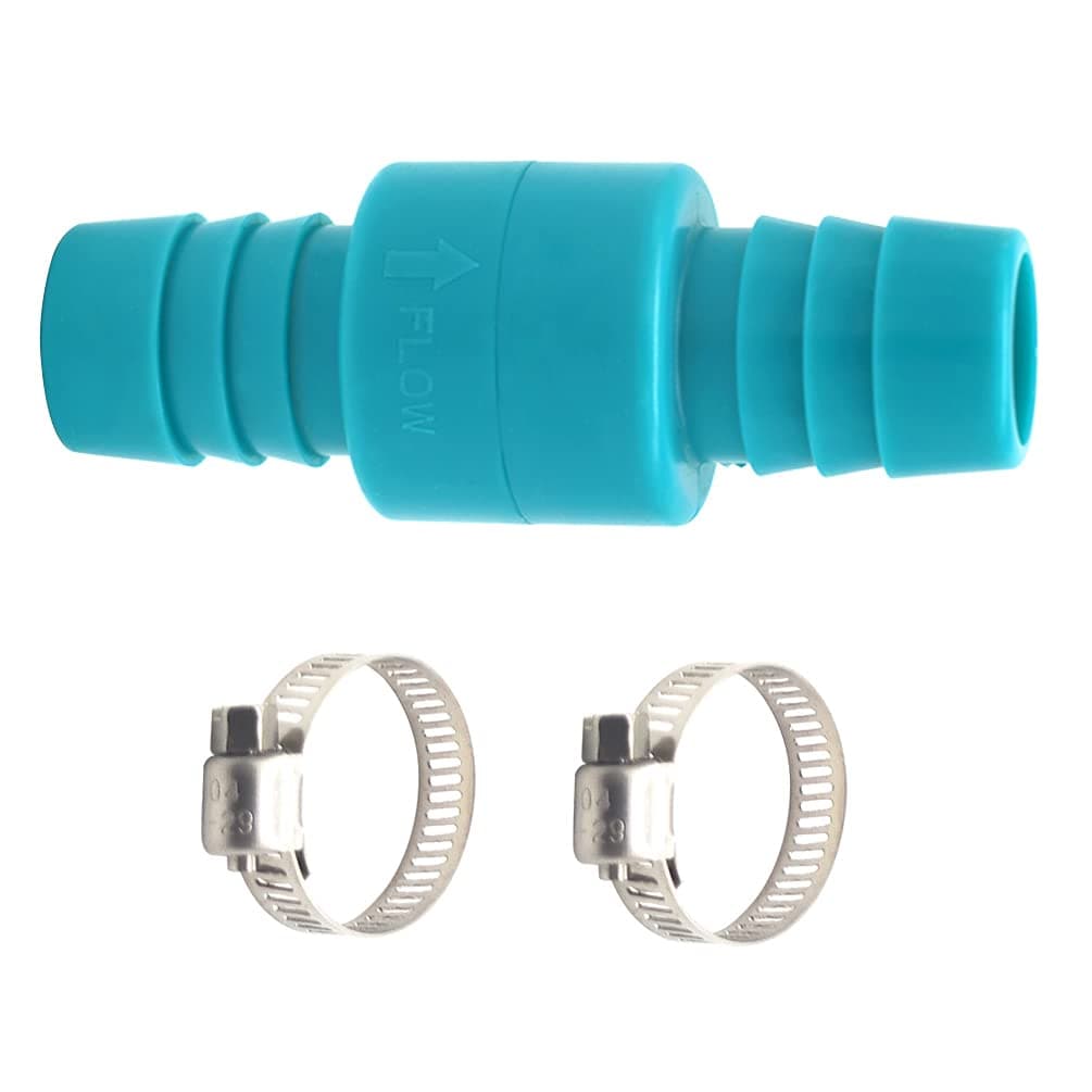 3/4 inch Check Valve, Marine Boat Bilge Pump Hose in-line one way, Non Return