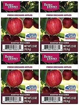Better Homes & Gardens and Fresh Orchard Apples Wax Cubes - 4-Pack
