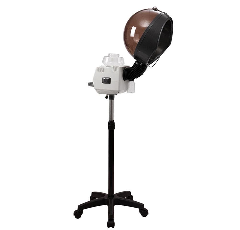 SalonSteamer Salon Hair Steamer Stand Up with Hood Hair Color Dryer Barber Portable With Rolling Base Beauty Spa for Natural Curly Hair Treatment Tools