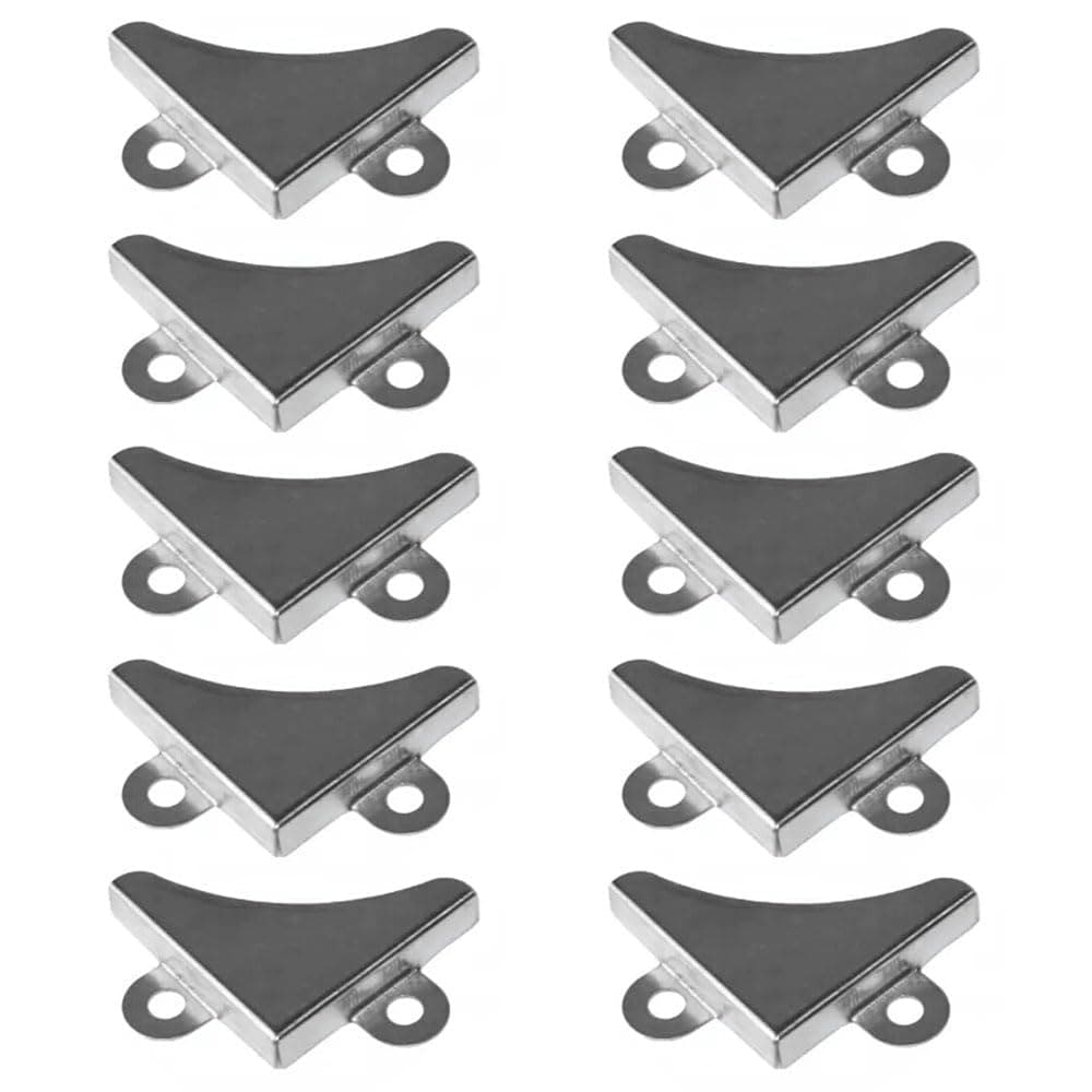 10 Pcs Mirror Fastening Bracket Corner Clips for Bathroom Glass Mirror Hanging Pictures