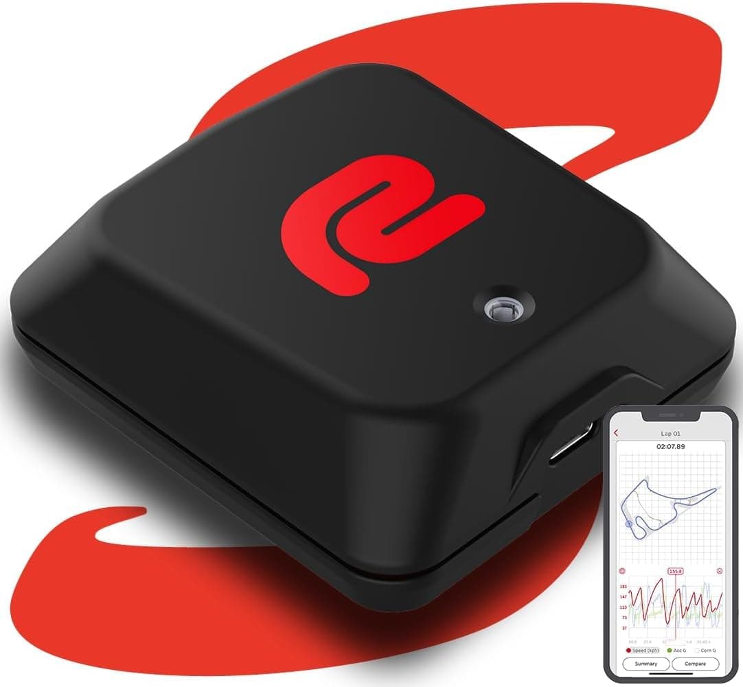 Mini S - Standalone GPS Based Performance Meter Box 25Hz - Car and Motorcycle Lap Timer and Drag Meter with Mobile App - Vehicle Racing Timing System