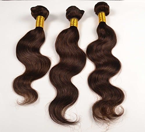 Virgin Brazilian Hair Extensions-hair Wefts or Weave Body Wave #1b 100% Real Human Hair (Set of 3 Bundles,14'',16'',18'',300g))