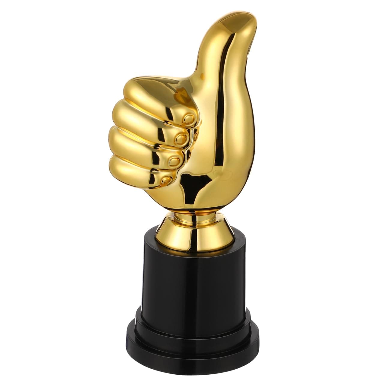 NUOBESTY Soccer Trophy Awards – Plastic Thumb Up Trophies for Classroom Rewards, Game Prizes, Football Party Decorations, Kindergarten Graduation Gifts