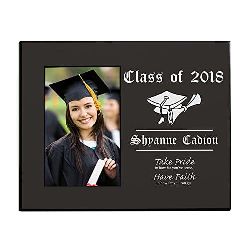 GiftsForYouNow Personalized Graduation Printed Photo Frame, Measures 8" x 10" and Holds a 3.5" x 5" or 4" x 6" Photo