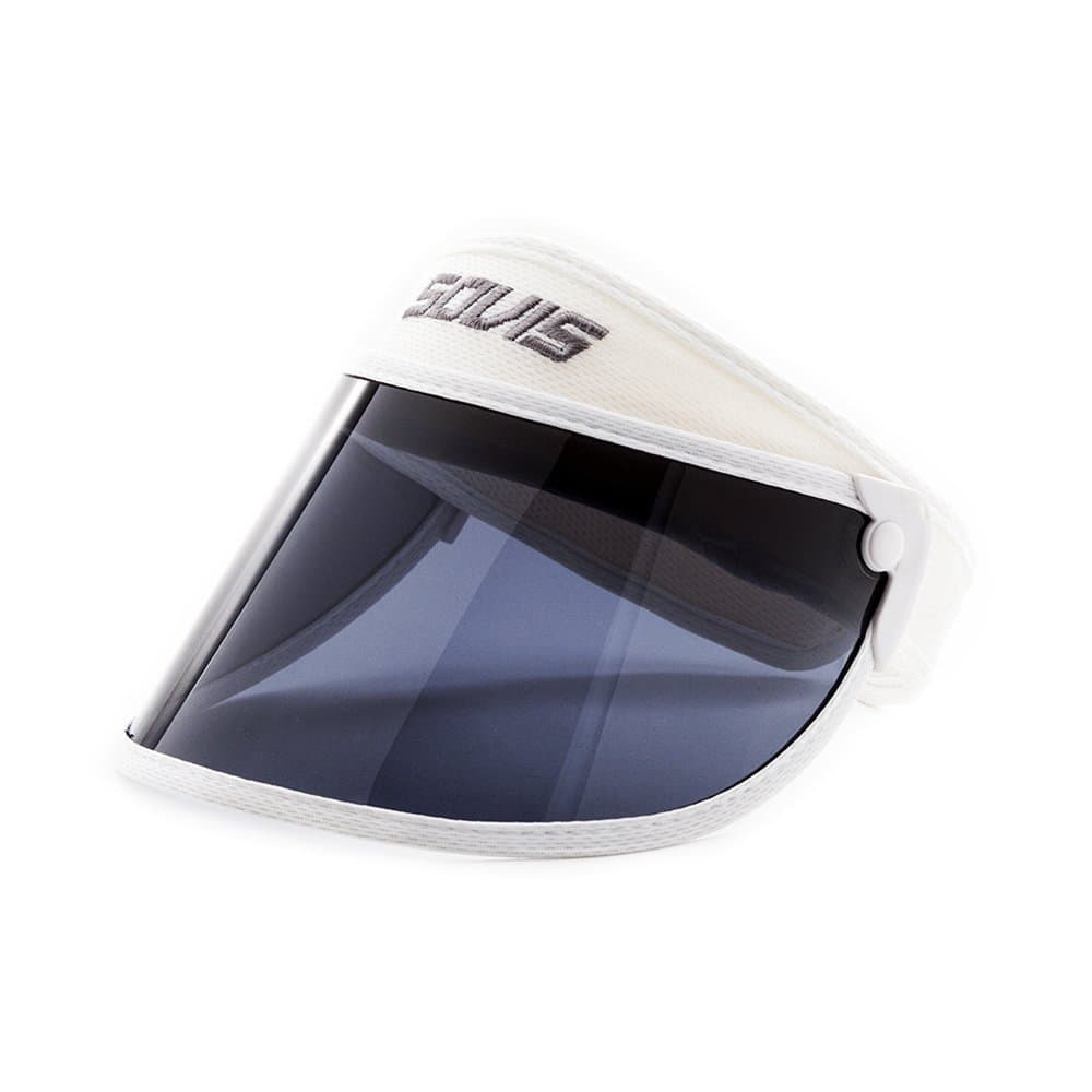 Sovis Kids Sized White 99% UVB and UVAFacial Protection Solar Hat Worldwide Patented.