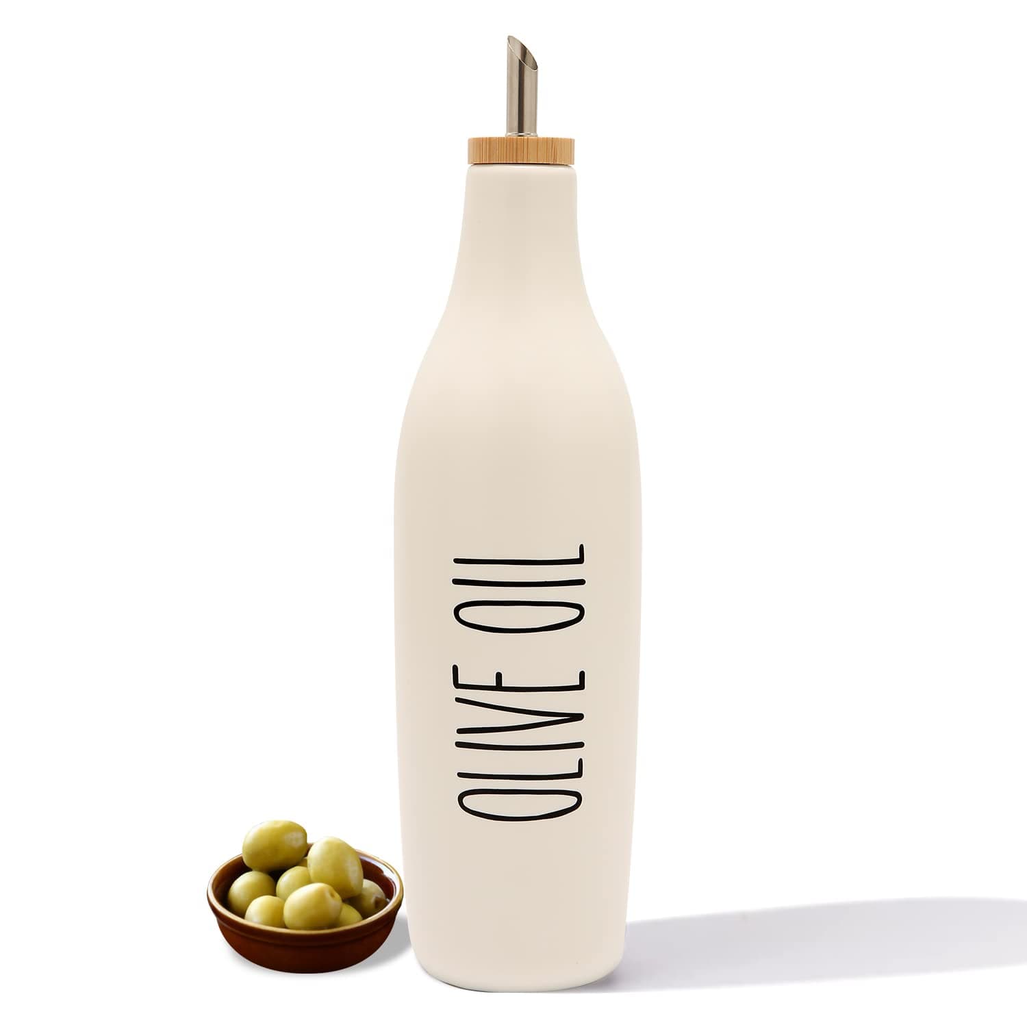 Ceramic Olive Oil Dispenser Bottle