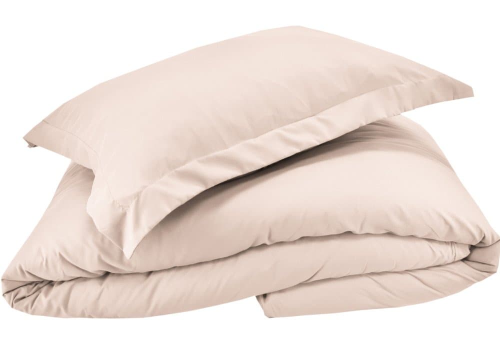 Mezzati Luxury Duvet Cover Set - Soft and Comfortable 1800 Prestige Collection - Brushed Microfiber Bedding (Beige, Twin/Twin XL Size)