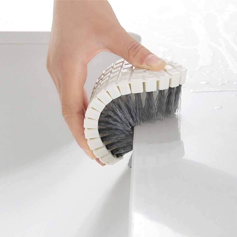 SHIDHMI Bendable Cleaning Brush Dual Purpose Cleaning Brush Dual Purpose Kitchen Floor Cleaning Brush Tool Cleaner Clean Kitchen pots,Dishes,Bowls,Cooking Stove,Tiles 1 Pcs