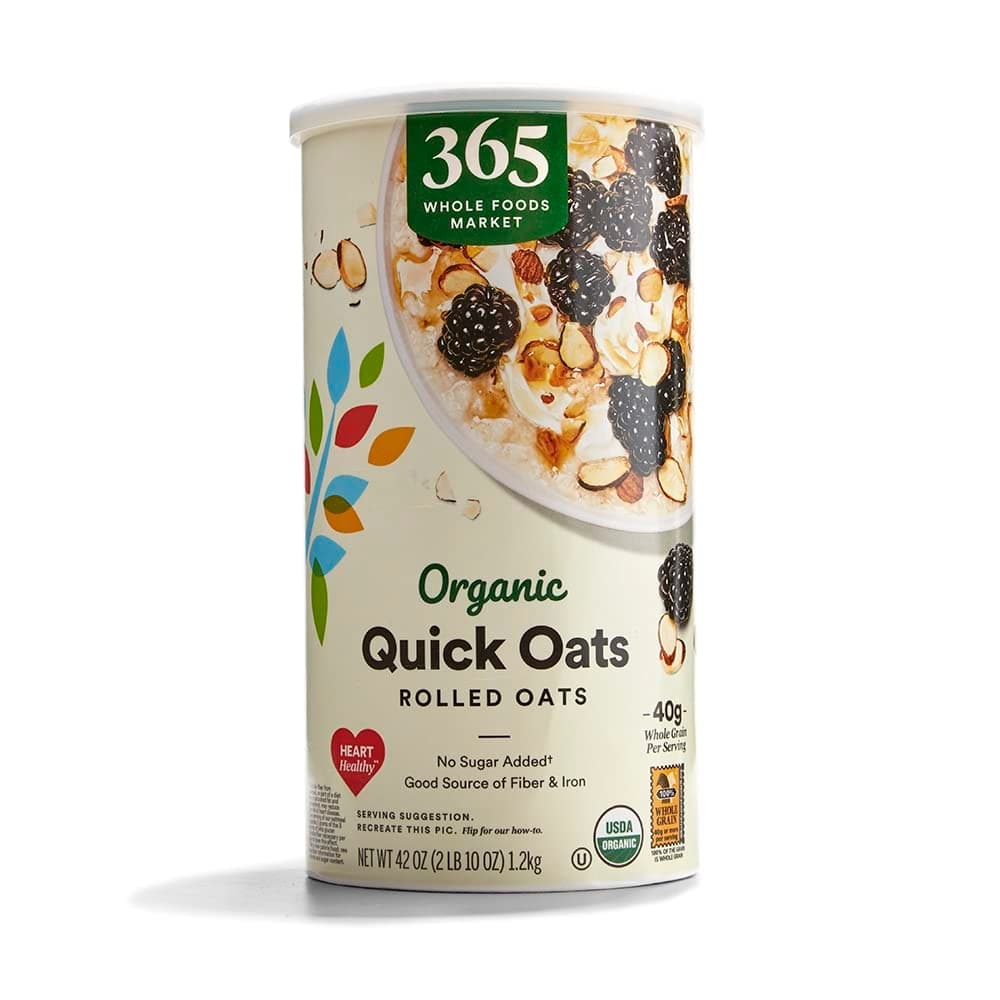 365 by Whole Foods Market, Organic Quick Oats, 42 Ounce