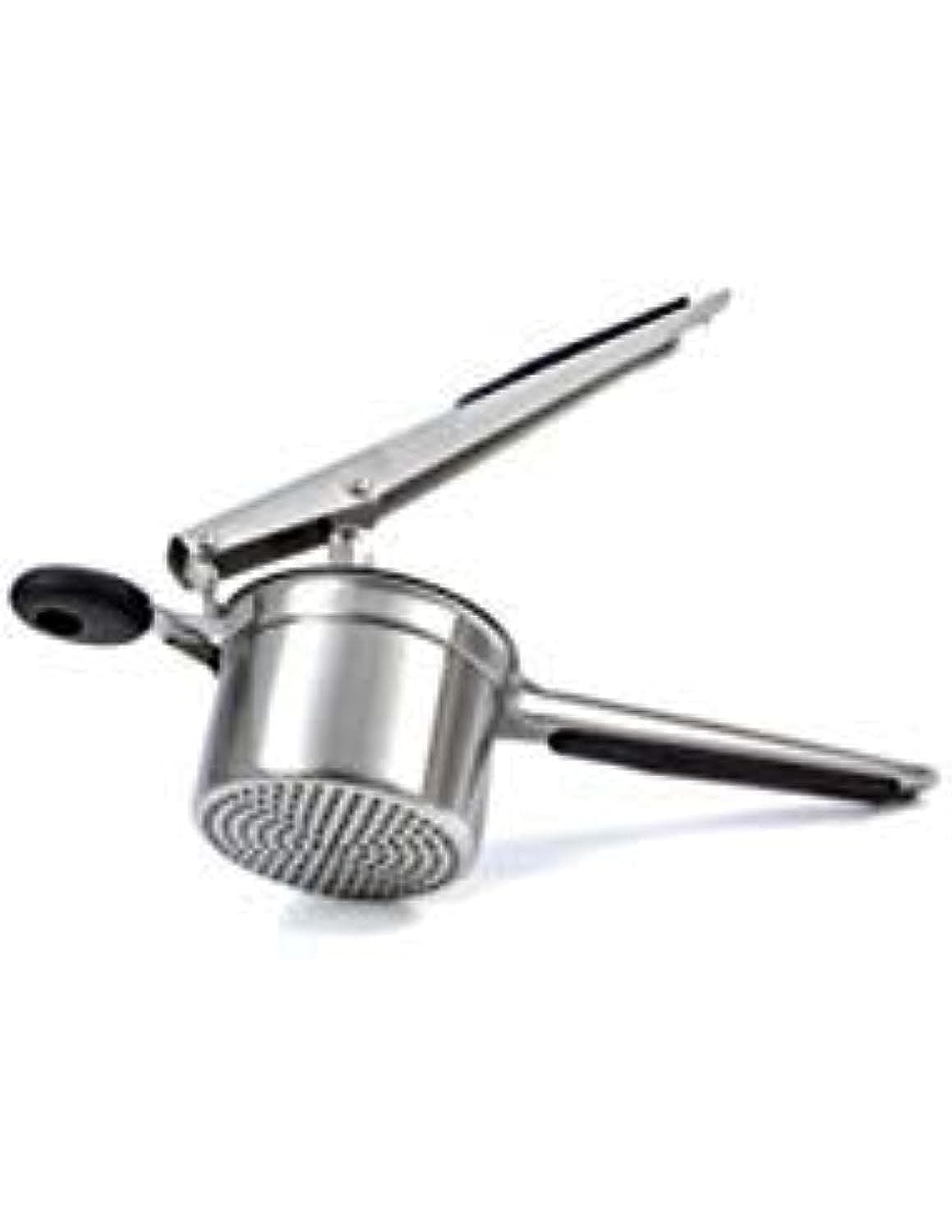 Potato Ricer Stainless Steel by Cute Essentials - Large Ricer Kitchen Tool for Fluffy Mashed Potatoes - Heavy Duty masher to Mash and Rice Fruits and Vegetables - Potato Press and Food Mill