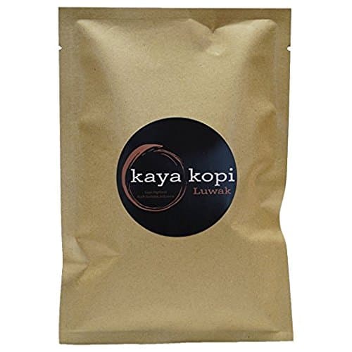 Premium Kopi Luwak From Indonesia Wild Palm Civets Arabica Coffee Beans (Medium Roast, 0.35 Ounce (Pack of 1))