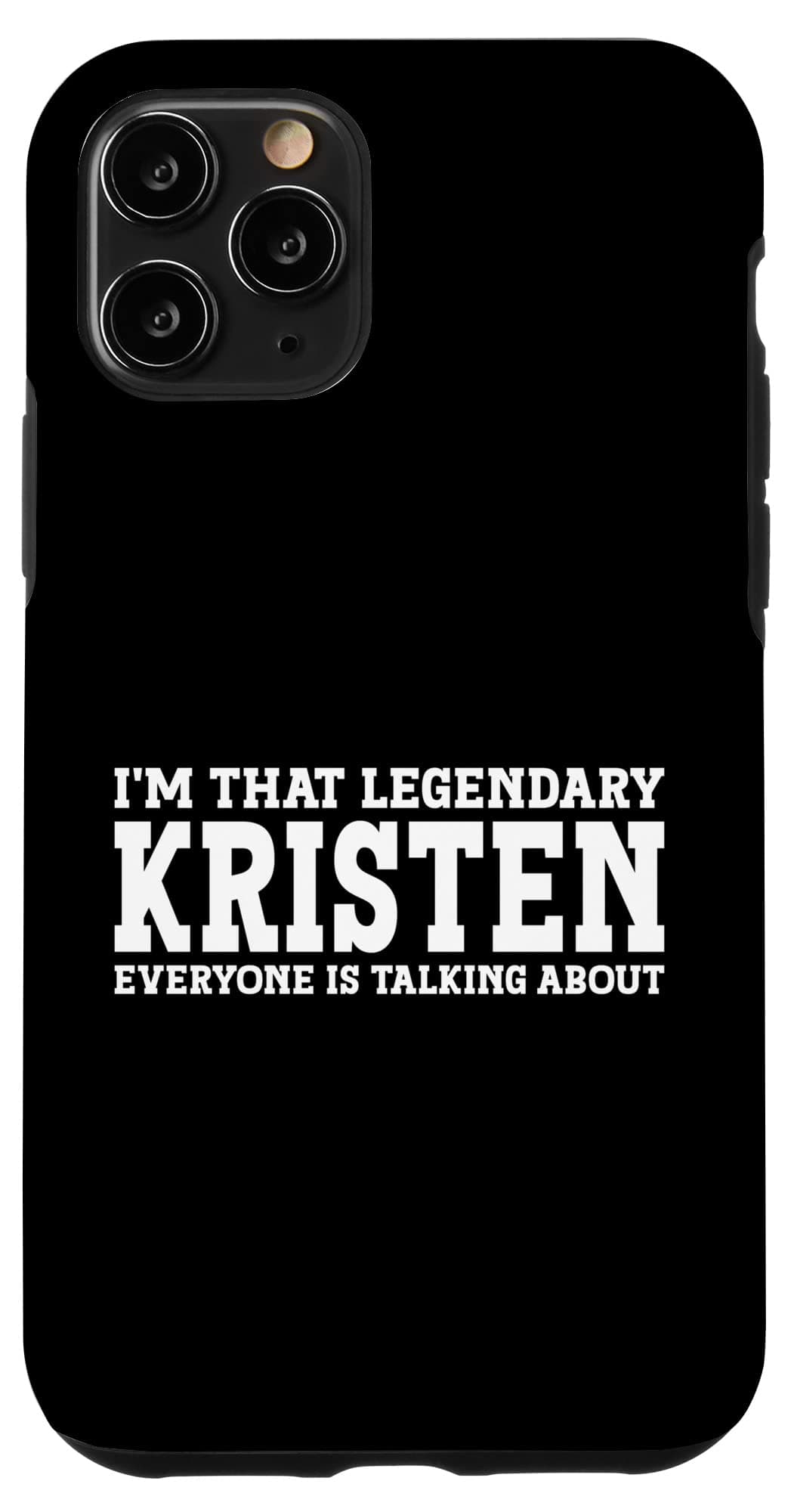 iPhone 11 Pro Kristen Personal Name Women Girl Funny Kristen Case