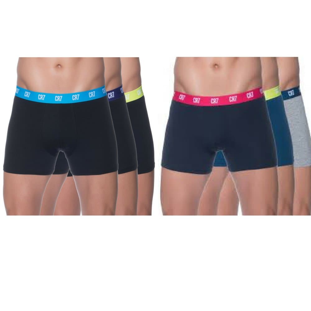 Cristiano Ronaldo Cr7 Boxer 3-Pack Black Underwear for Men Brief