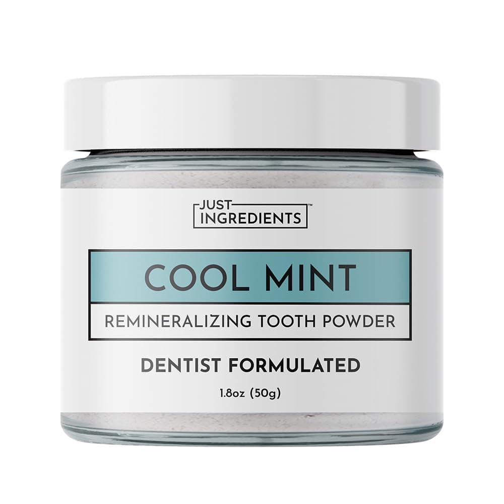 Remineralizing Tooth Powder – Fluoride-Free Oral Care – Gently Cleans & Whitens – Supports Strong Teeth & Fresh Breath – Vegan, Non-GMO, Made with Real Food Ingredients (Regular, Remineralizing)