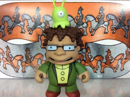 Futurama Series 2 Kidrobot Hermes Conrad 3" Vinyl Figure (Opened to Identify)