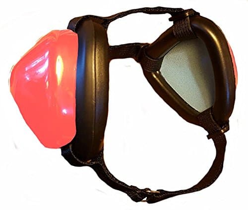 DDR337 Hearing Protection for Dogs, Red, X-Small