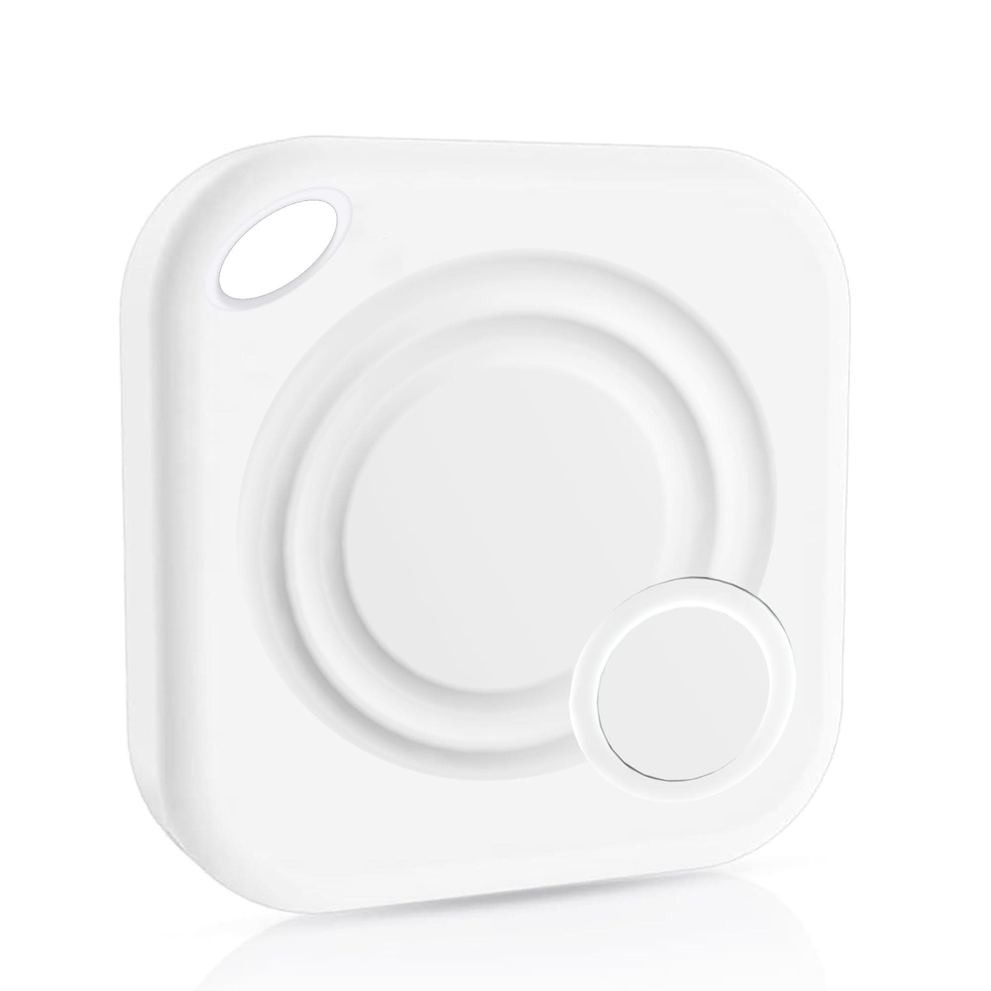 Key Finder, Bluetooth Tracker Compatible for Apple Find My (iOS only), Wallet Tracker, Smart Tracker Device, Item Locator, Key Finders & trackers for Key Wallet Car Kids Dog Cat Luggage(White)