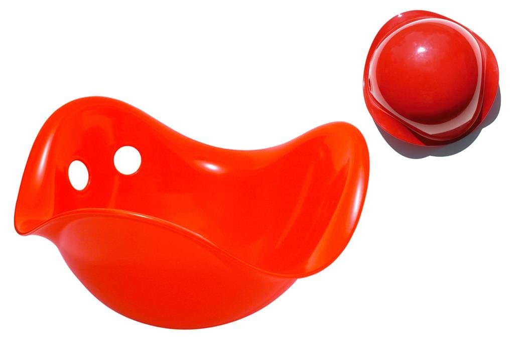 MOLUK Bilibo Interactive Toddler Toy | Stimulates Imagination, Balance & Fine Motor Skills | Durable, Travel-Friendly Creative Shell for Ages 2+,Red