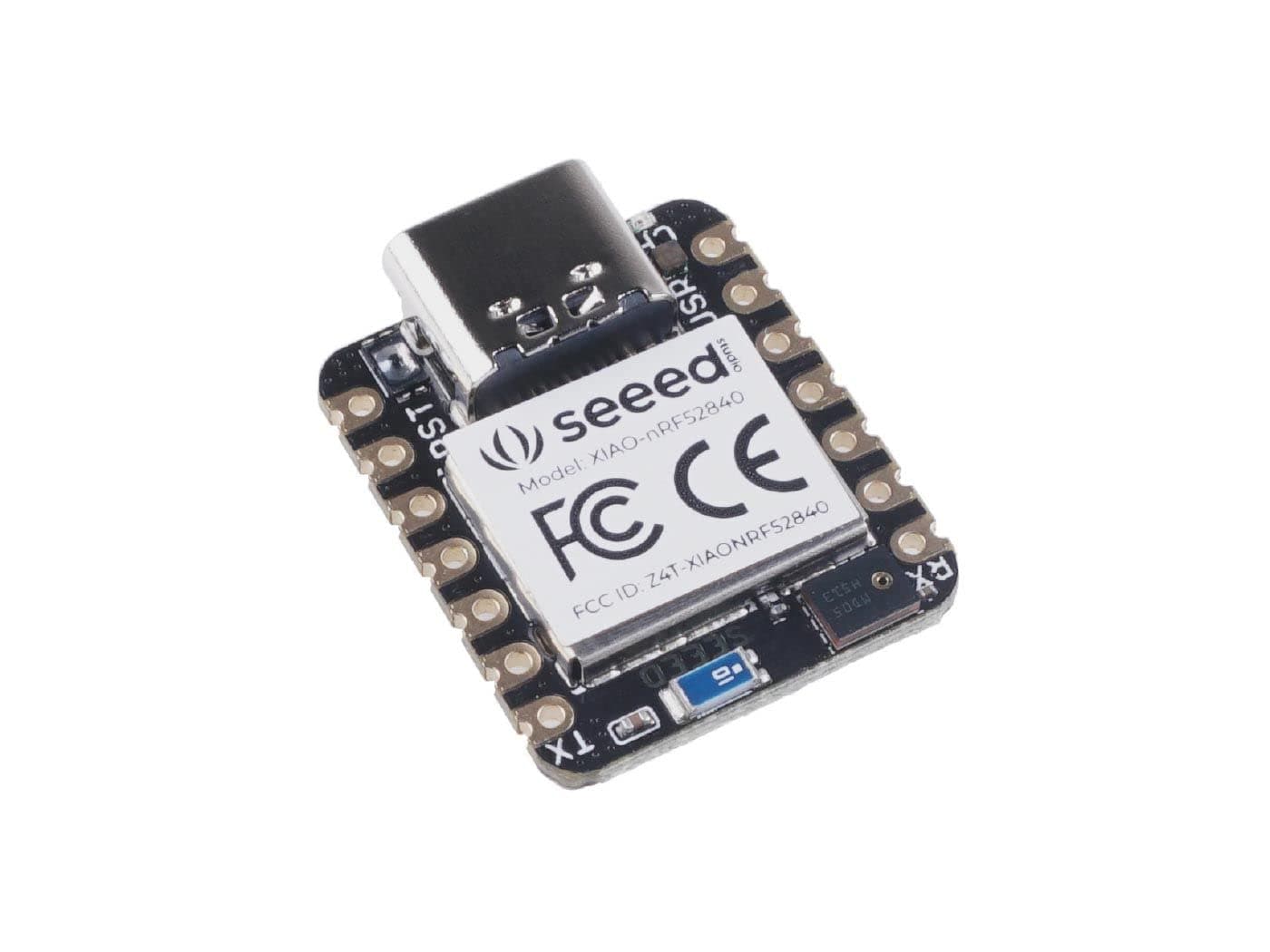Seeed Studio XIAO nRF52840 Sense - Supports Arduino/CircuitPython - Bluetooth5.0 NFC with Onboard Antenna, MCU with 6-axis IMU Works with Amazon Sidewalk