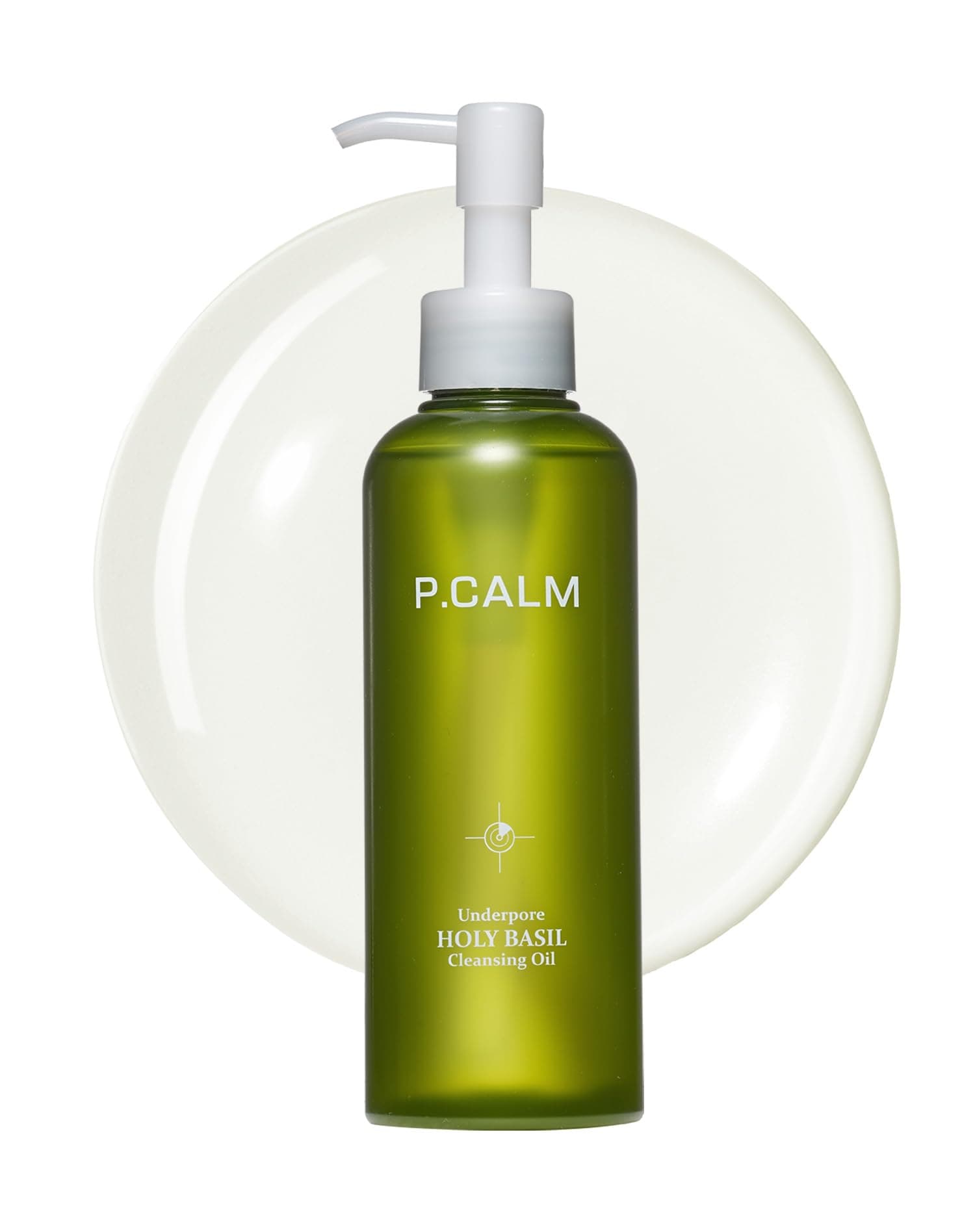 P.CALM UnderPore Holy Basil Cleansing Oil 190ml | Instant Blackhead Reducing Pore Control Cleansing Oil with Holy Basil Extract for Sensitive Skin | Korean Skincare