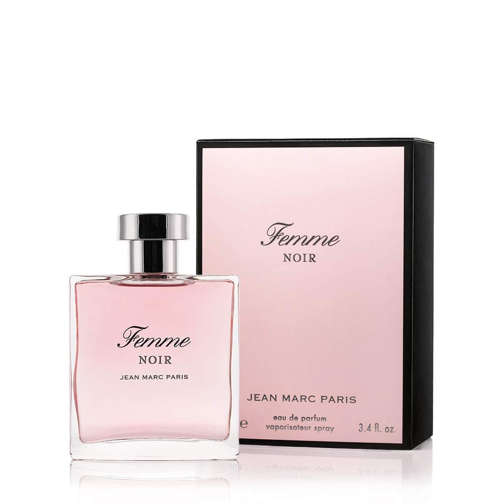 Femme Noir Eau de Parfum Spray 100ml, Women's Floriental Perfume, 3.4 fl. oz, notes of Strawberries, Sweet Pink Rose, and Vanilla