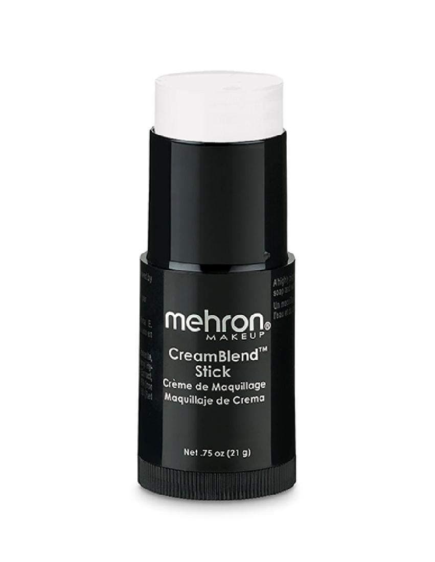 Mehron Makeup CreamBlend Stick (.75oz) (White)