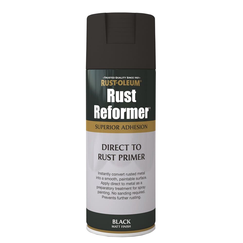 400ml Rust Reformer Spray Paint - Black