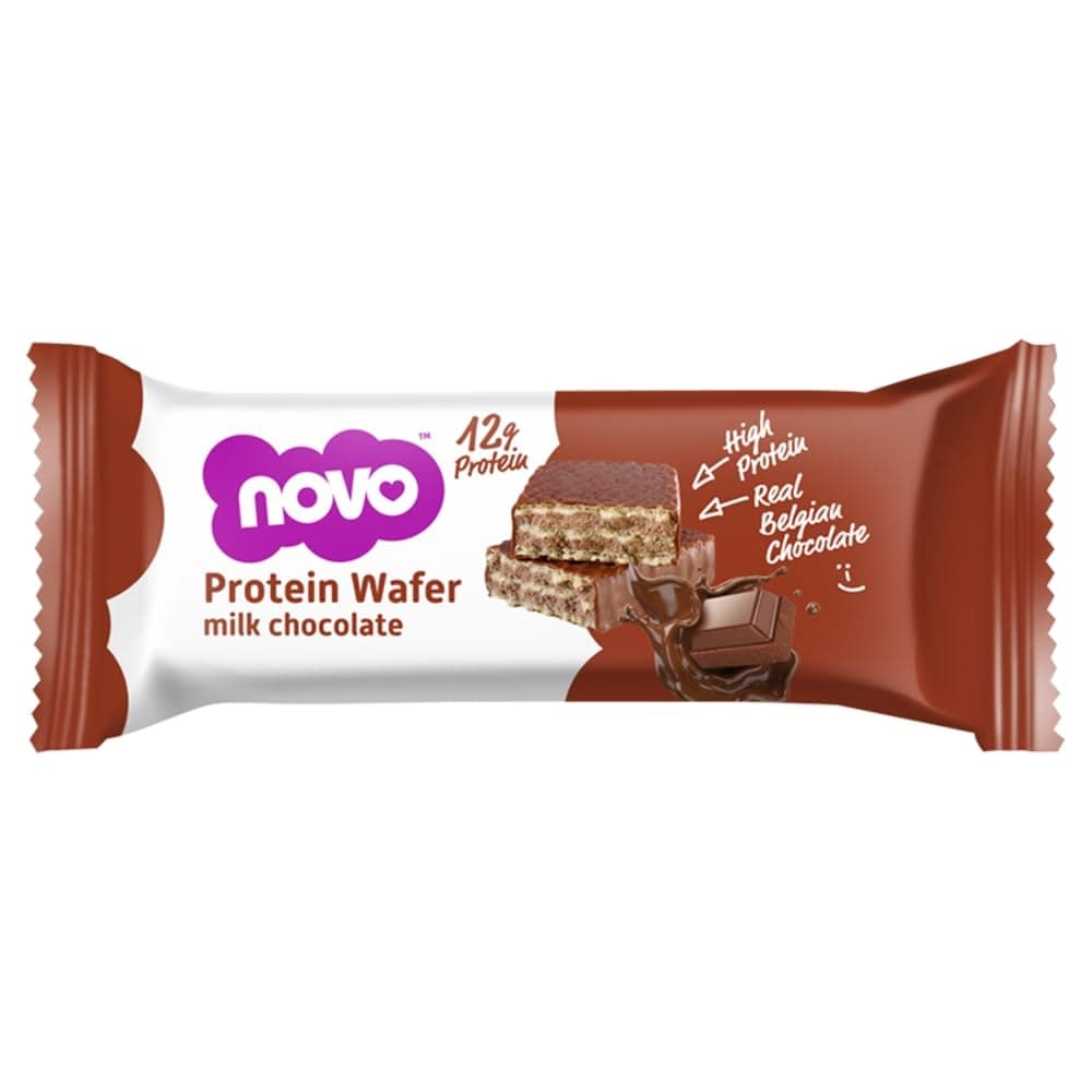 Chocolate Wafer 9g Protein Bar – High Protein, Low Sugar Snack with Crunchy Texture – Delicious Chocolate-Coated Wafer for Post-Workout & Healthy Snacking 40g