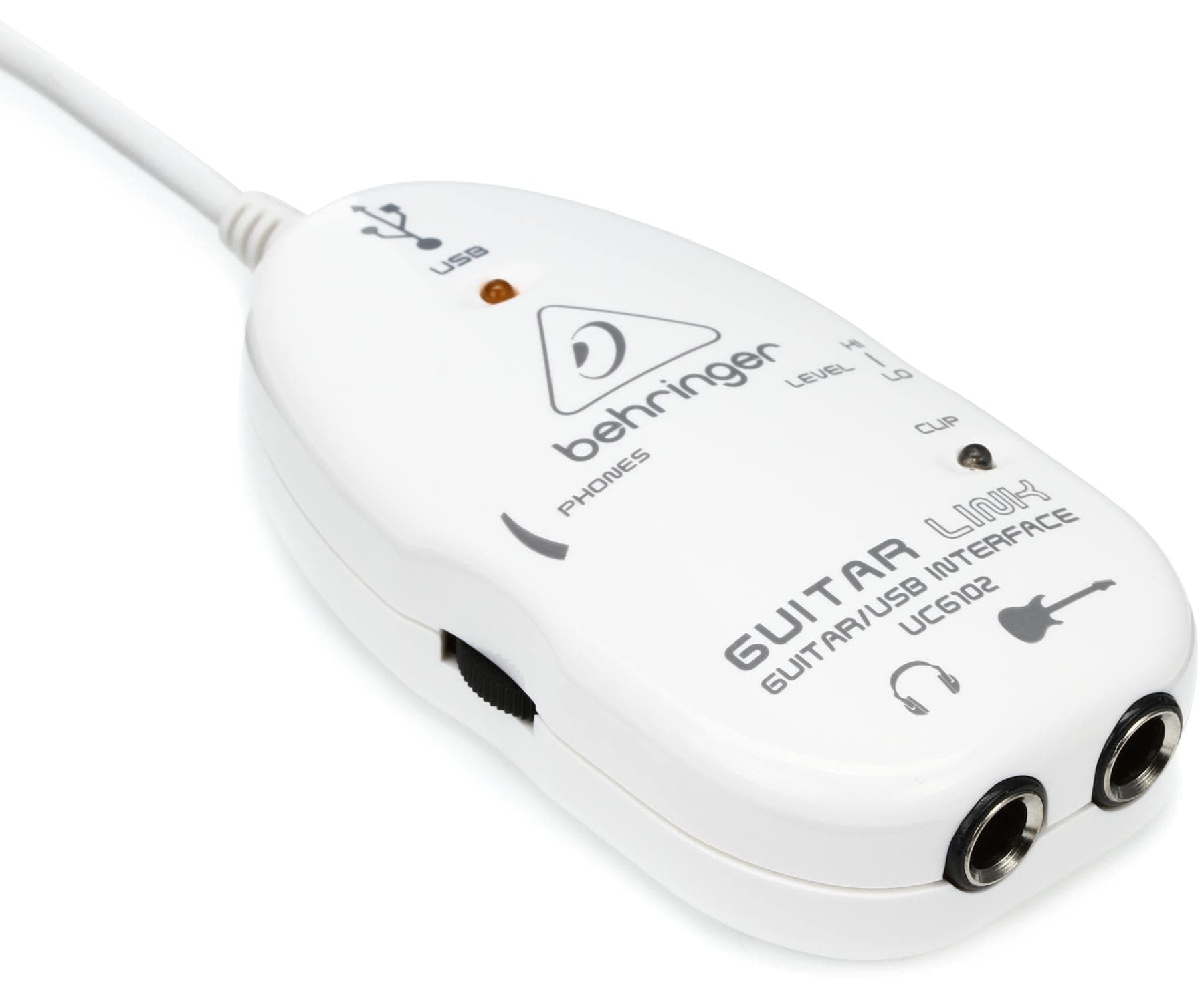 Behringer GUITAR LINK UCG102 The Ultimate Guitar-to-USB Interface for Recording and Jamming with your PC/Mac or iOS device
