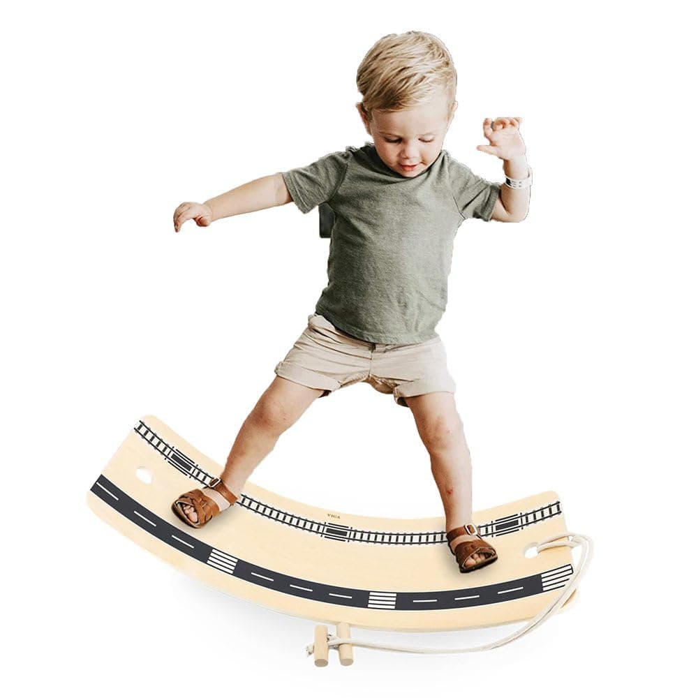 Viga Wooden Balance Board for Kids, Beige
