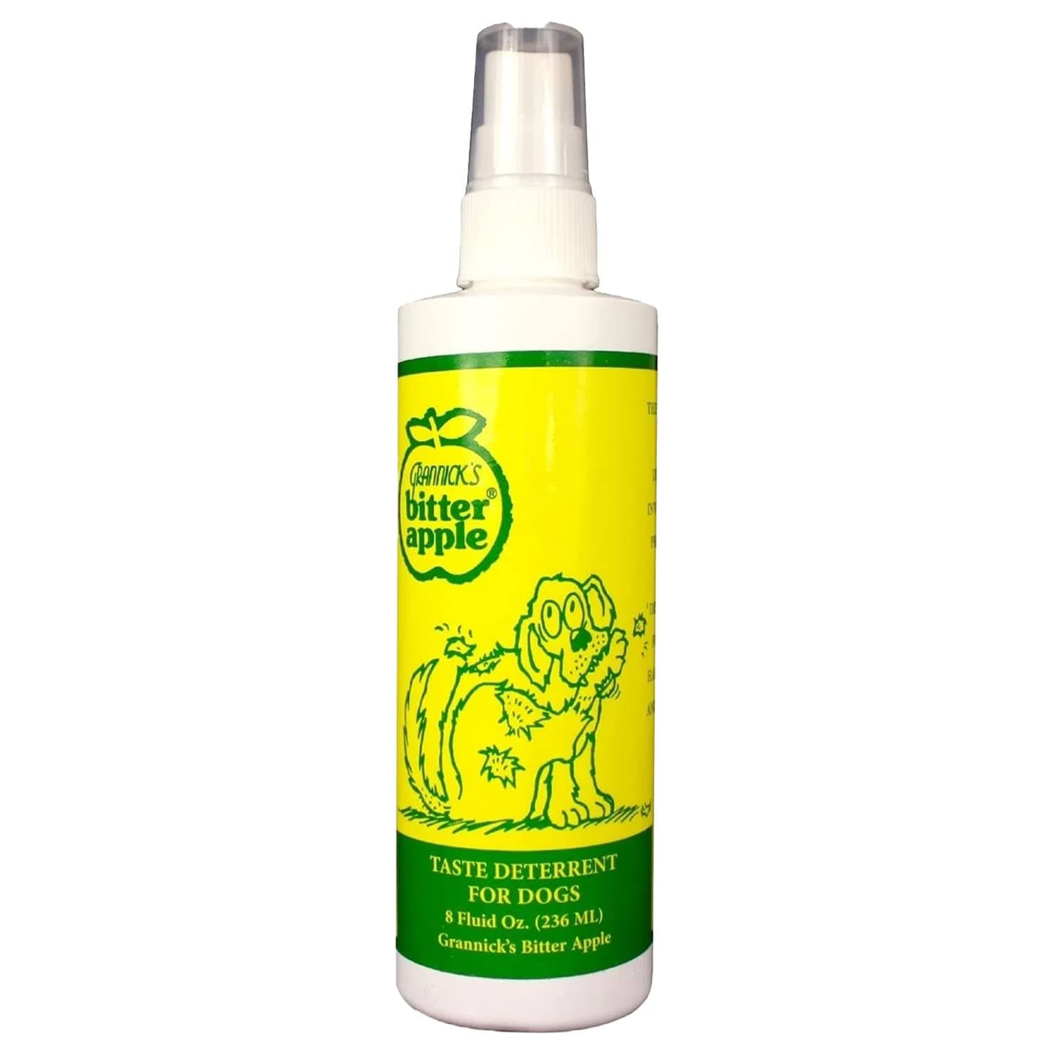 Bitter Apple Taste Deterrent Spray Bottle for Dogs, 8 Ounces, Single