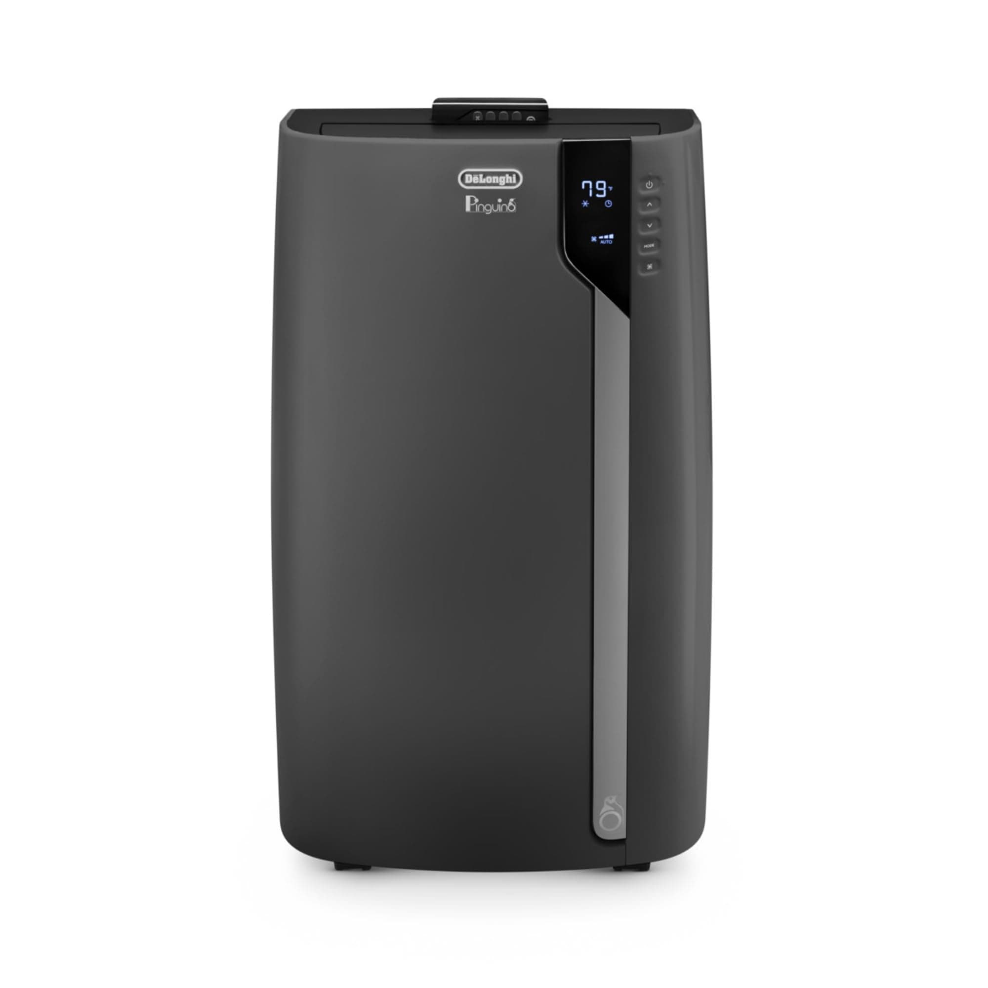 De'LonghiPinguino Portable Air Conditioner, Dark Gray - For Rooms Up to 500 sq. ft. - Cooling, Dehumidifying & Fan Modes - Easy to Use - Washable Filter Included