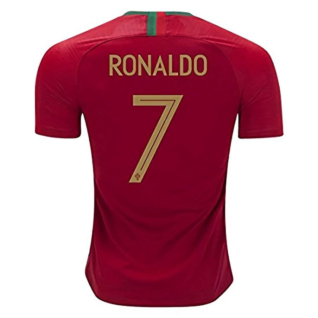 2018 World Cup Portugal Ronaldo #7 Soccer Short Jersey CR (S(165-170CM))