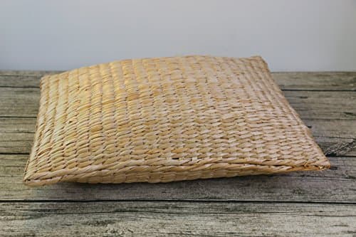 GRAS Handmade square straw pillows/handwoven Sofa cushions/floor pouf/throw pillow/meditation cushion/Wholesales bulk/GrasShanghai