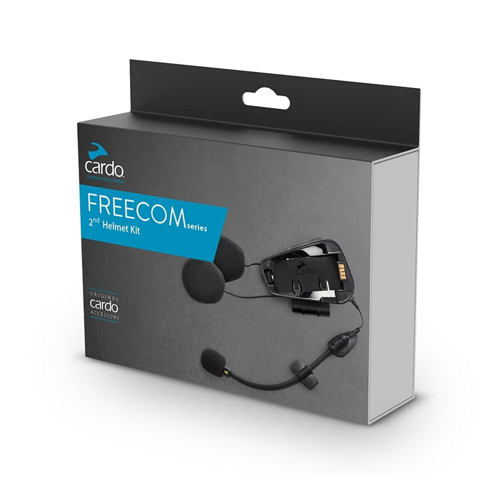 cardo SRAK0035 Audio and Microphone Kit (for Freecom Models), Black