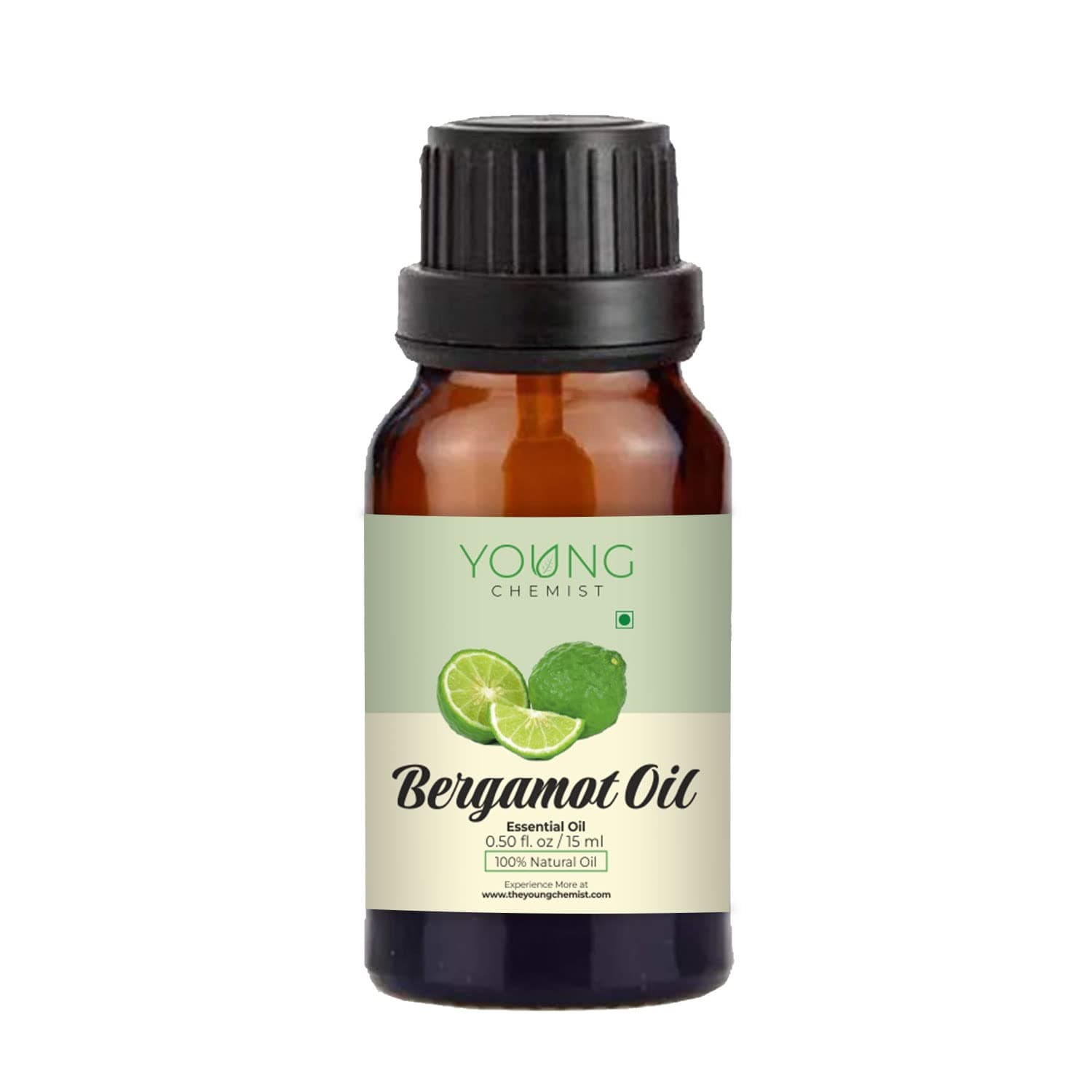 Young Chemist Bergamot Oil - 15ml | Premium, Pure Essential Oil for Uplifting Aroma, Stress Reduction & Skin Health | Perfect for Aromatherapy, Diffusers, and Natural Perfumery