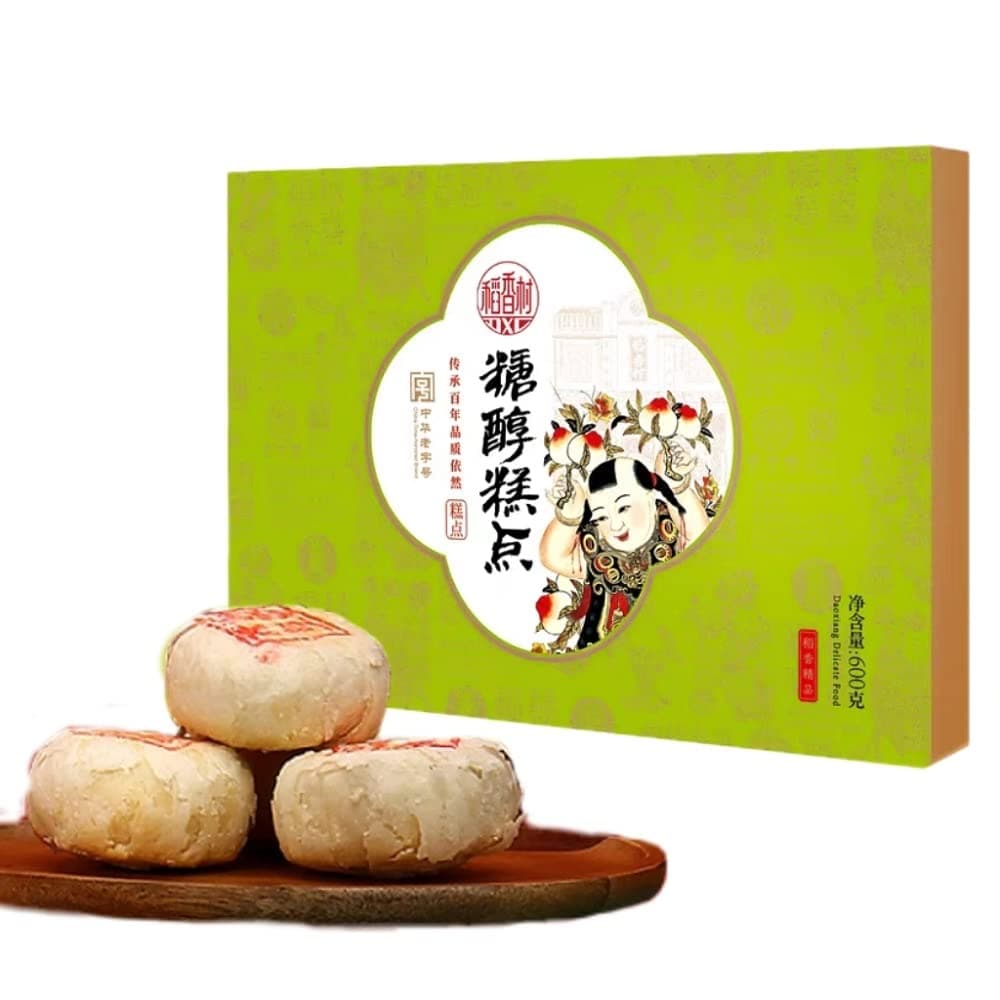 Helen Ou@ Beijing Specialty:daoxiang Village Beijing Eight Traditional Pastry/snack/cookie 600g/21.2oz/1.32lb