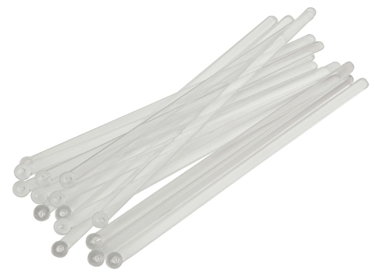 6" Clear Rod Cocktail Stirrers Swizzle Sticks Pack of 50